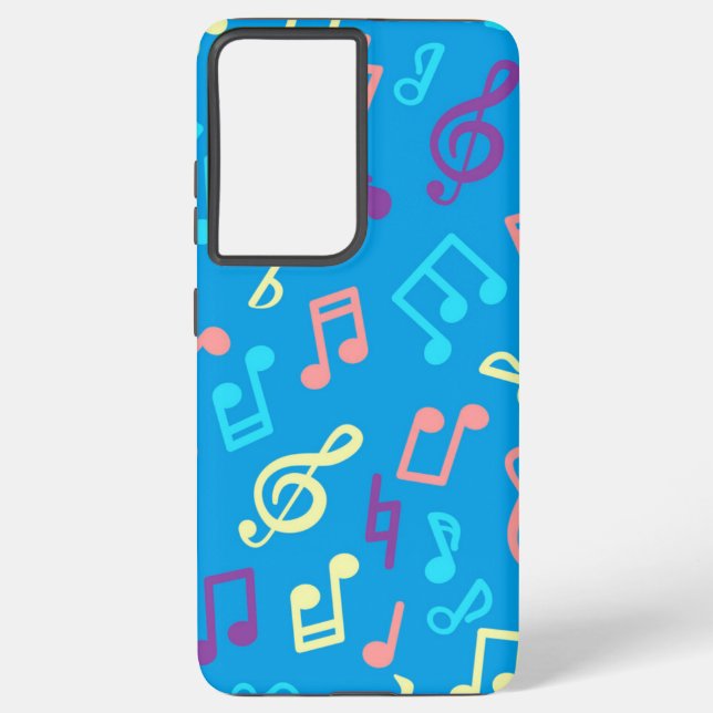Music pattern samsung galaxy s21 ultra case (Back)