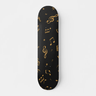 Music pattern skateboard