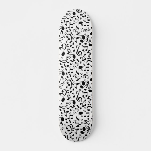Music pattern skateboard (Front)