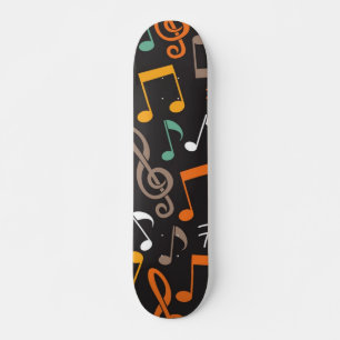 Music pattern skateboard
