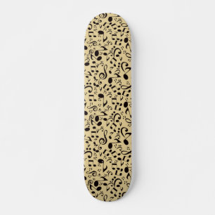 Music pattern skateboard