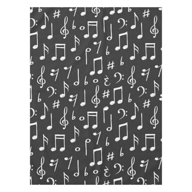 Music pattern tablecloth (Front)