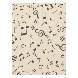 Music pattern tablecloth