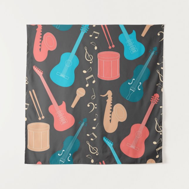 Music pattern tapestry (Front)