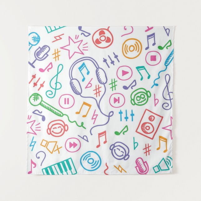 Music pattern tapestry (Front)