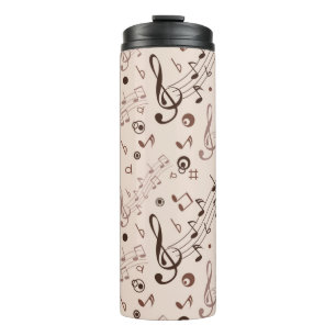 Music pattern thermal tumbler