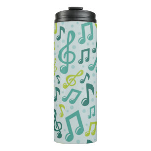 Music pattern thermal tumbler
