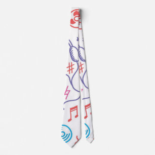 Music pattern tie