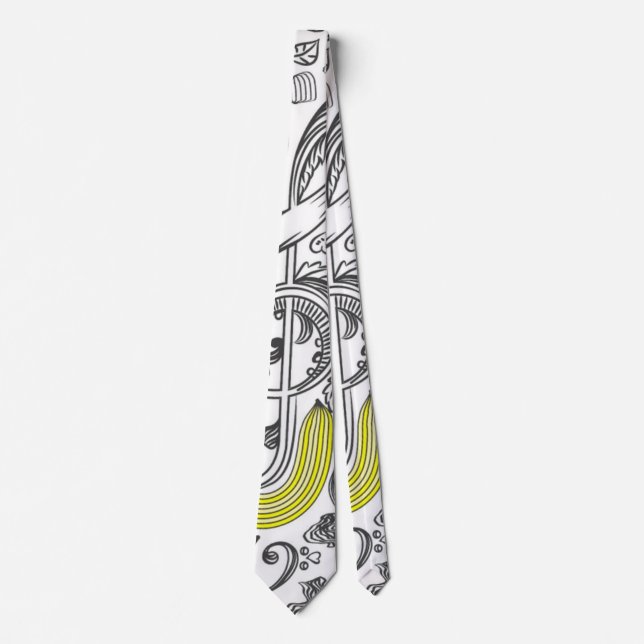 Music pattern tie (Front)