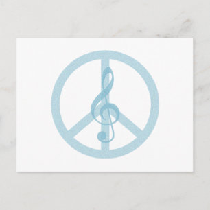 Music Peace Postcard