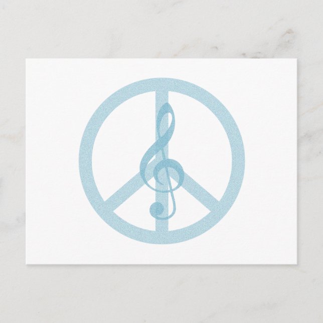 Music Peace Postcard (Front)