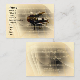 Music Piano Business Card