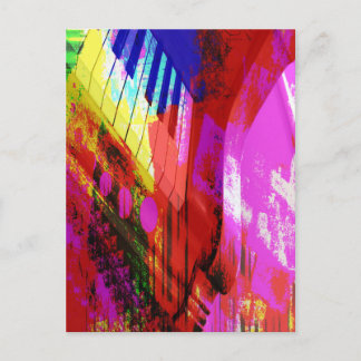 music, piano decor (16) postcard