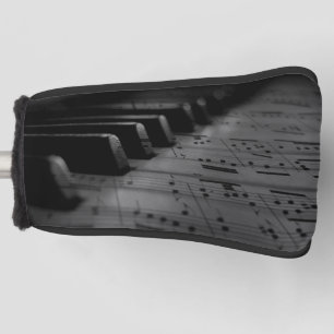 Music Piano Keys Golf Head Cover