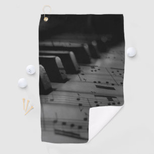 Music Piano Keys Golf Towel