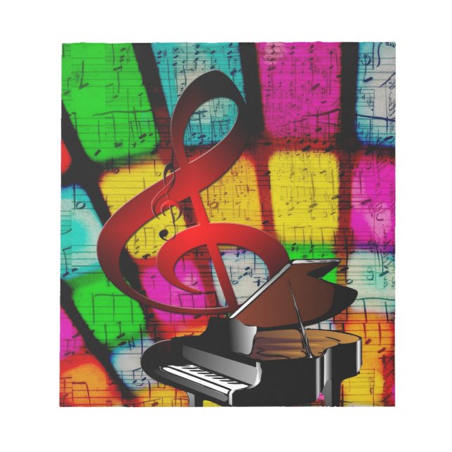 Music Piano Keys Notes Teacher Destiny Instruments (Front)