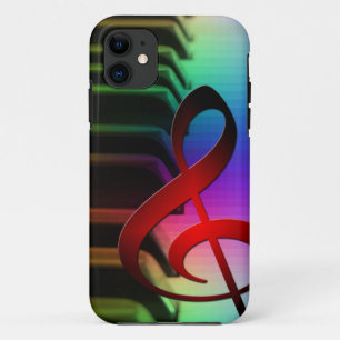 Music Piano Keys Notes Teacher Destiny Instruments iPhone 11 Case