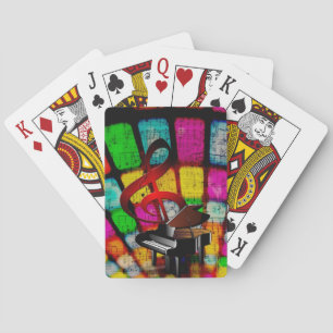 Music Piano Keys Notes Teacher Destiny Instruments Playing Cards