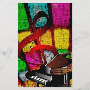 Music Piano Keys Notes Teacher Destiny Instruments Stationery
