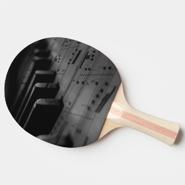  Music Piano Keys Ping Pong Paddle (Side)