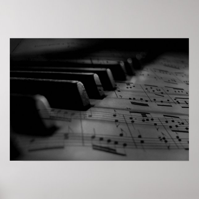  Music Piano Keys Poster (Front)