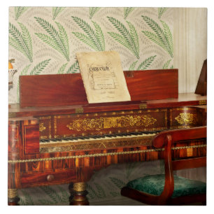 Music - Piano - Square baby grand Ceramic Tile