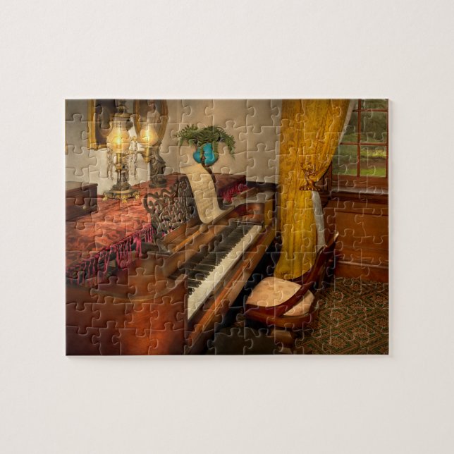 Music - Piano - What's the score Jigsaw Puzzle (Horizontal)