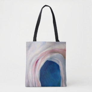 Music Pink and Blue by O'Keeffe Tote Bag