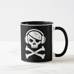Music Pirate Piracy anti-riaa icon Mug