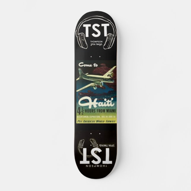 MUSIC PLANET  HAITI Skateboard (Front)