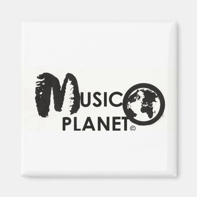 MUSIC PLANET MERCH MAGNET (Front)