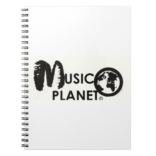 MUSIC PLANET MERCH NOTEBOOK (Front)