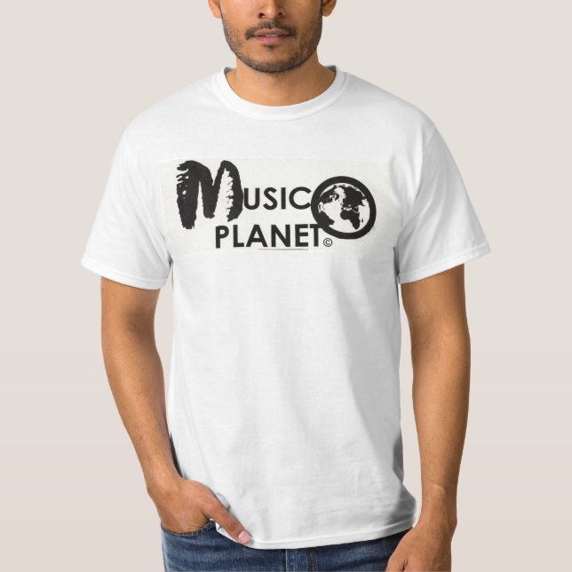 MUSIC PLANET  OFFICIAL T-Shirt (Front)