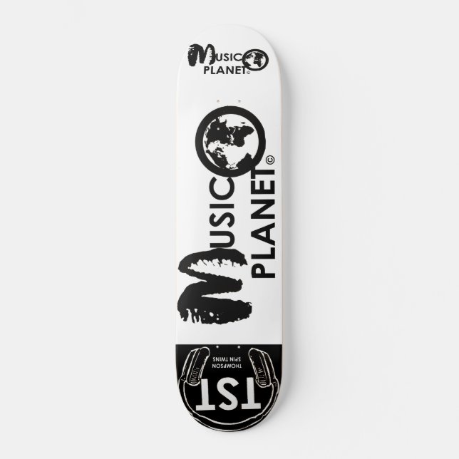 MUSIC PLANET  Skateboard (Front)