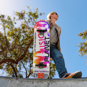 MUSIC PLANET Skateboard, 7¾" Deck Skateboard