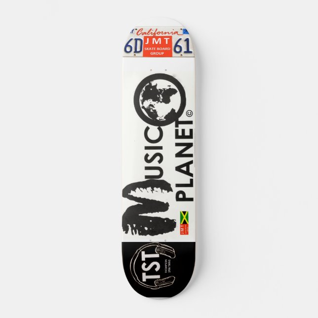 MUSIC PLANET SKATEBOARD JMT USA Skateboard (Front)