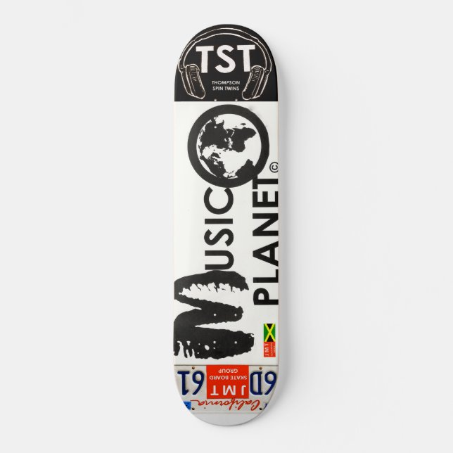 MUSIC PLANET SKATEBOARD JMT USA Skateboard (Front)