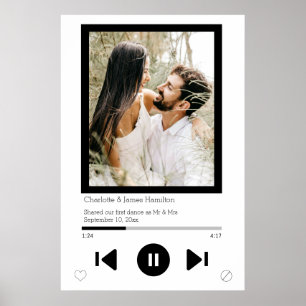 Music Player First Dance Photo Poster