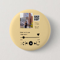 Music player personalized couple love q r code tex