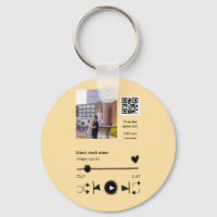 Music player personalized couple love q r code tex