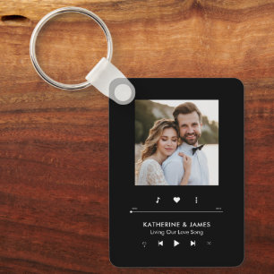 Music Player Photo Frame Key Ring