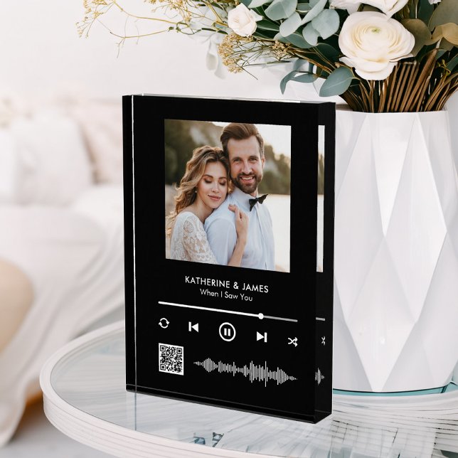 Music Player Photo Frame With Personalised QR Code Block (Creator Uploaded)