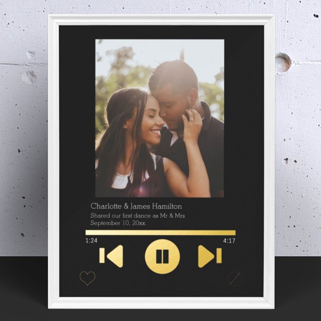 Music Player Photo Personalised Foil Prints (Creator Uploaded)