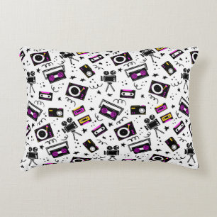 Music player,tape recorder,videotape,movie camera, decorative cushion