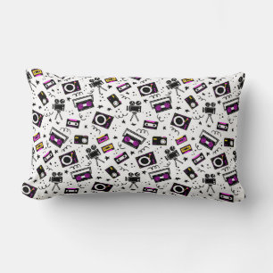 Music player,tape recorder,videotape,movie camera, lumbar cushion