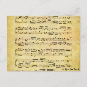 Music postcard 24