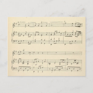 Music postcard 36