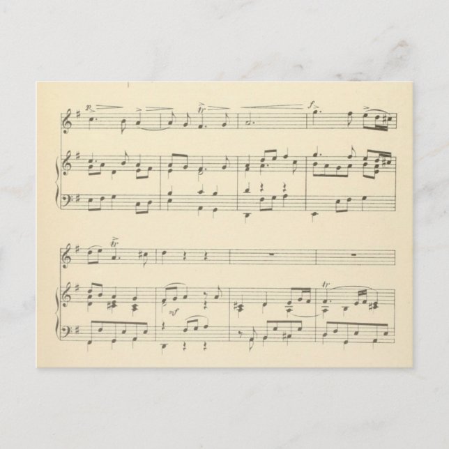 Music postcard 36 (Front)