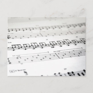 Music postcard 4