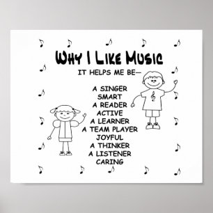 Music Poster "Why I Like Music"
